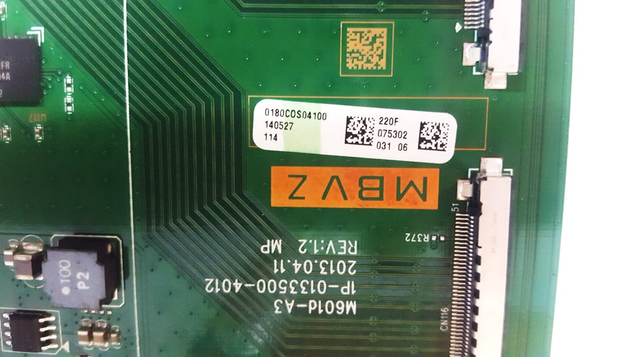 Vizio M801IA3 Main board 1P01335004012 / 0180COS04100 / Y8386220S