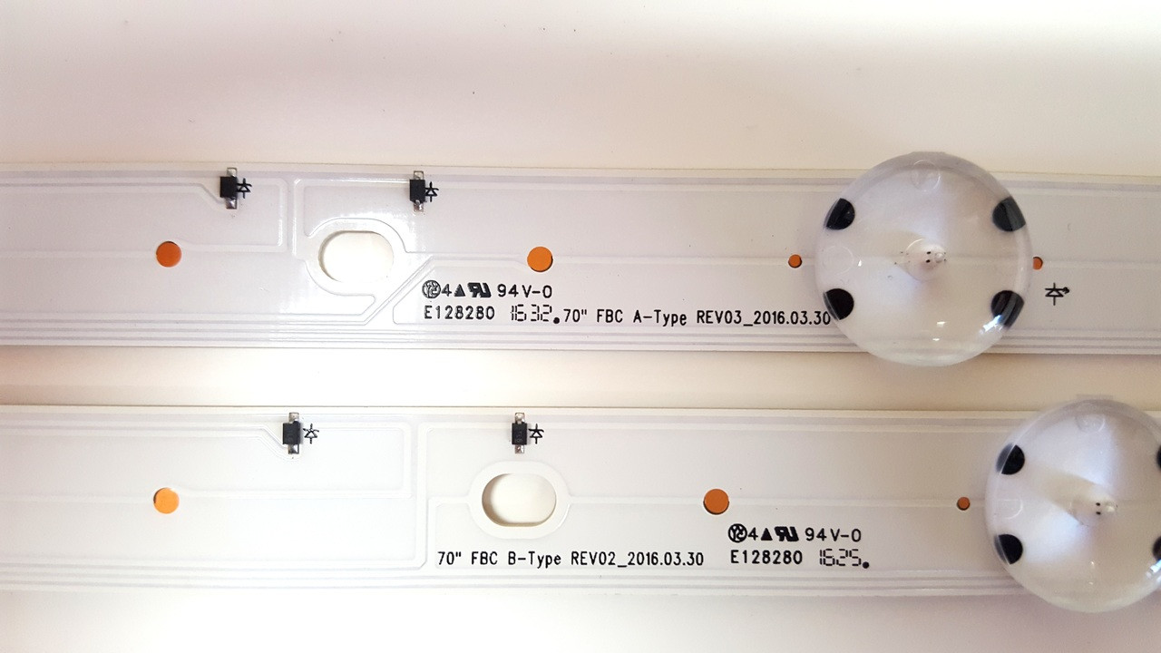 Vizio M70D3 LED Lights Strips Complete set of 16 70" FBC ATYPE REV03