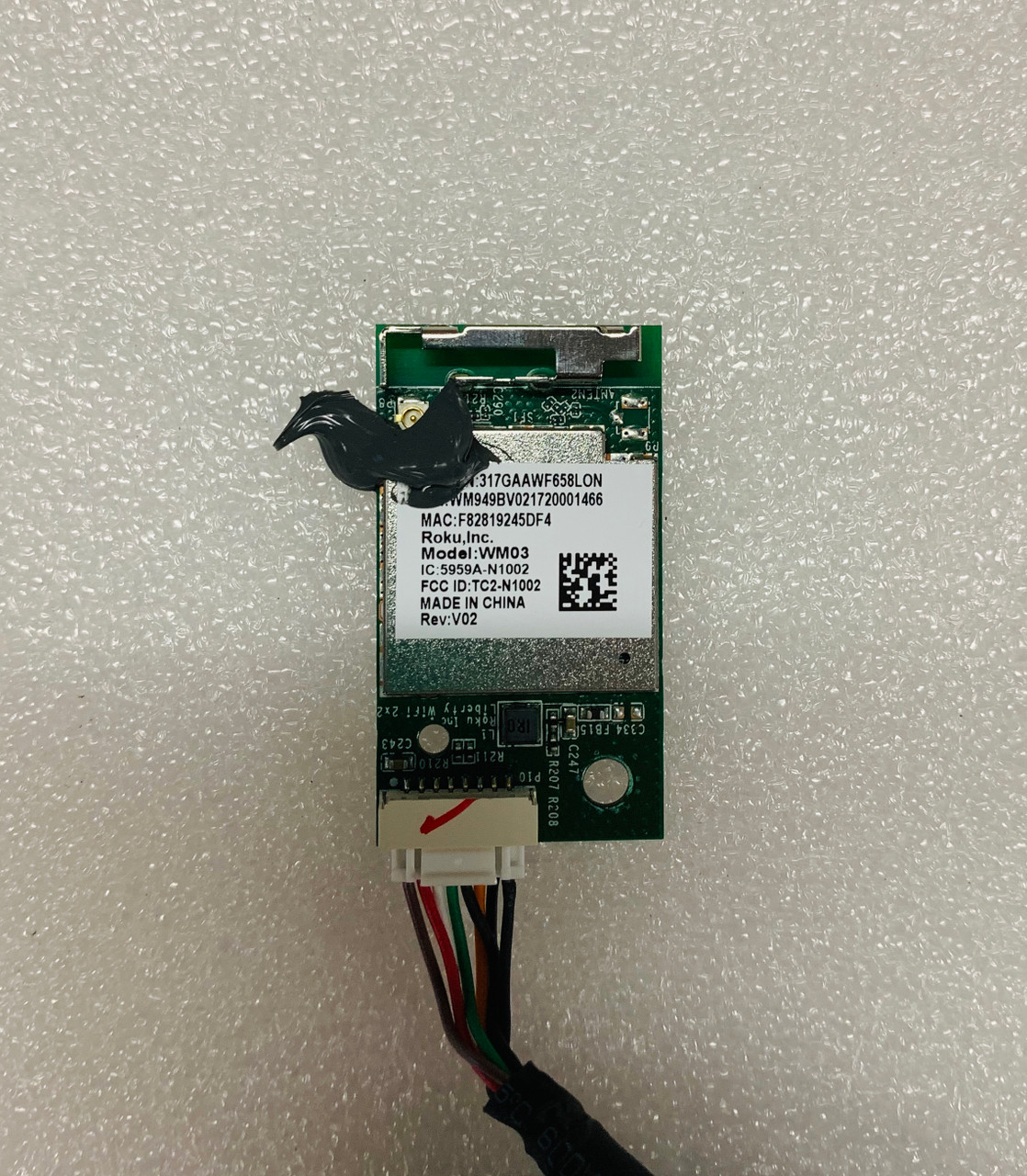 Sharp LC43LB481U Main Board with WIFI Module 715G7228M01002004Y