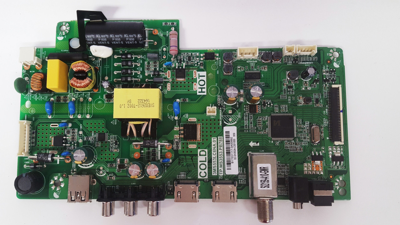 Scheda Madre Hiteker TL50Z10AH-TP Con Main Board SMT120457 - TV