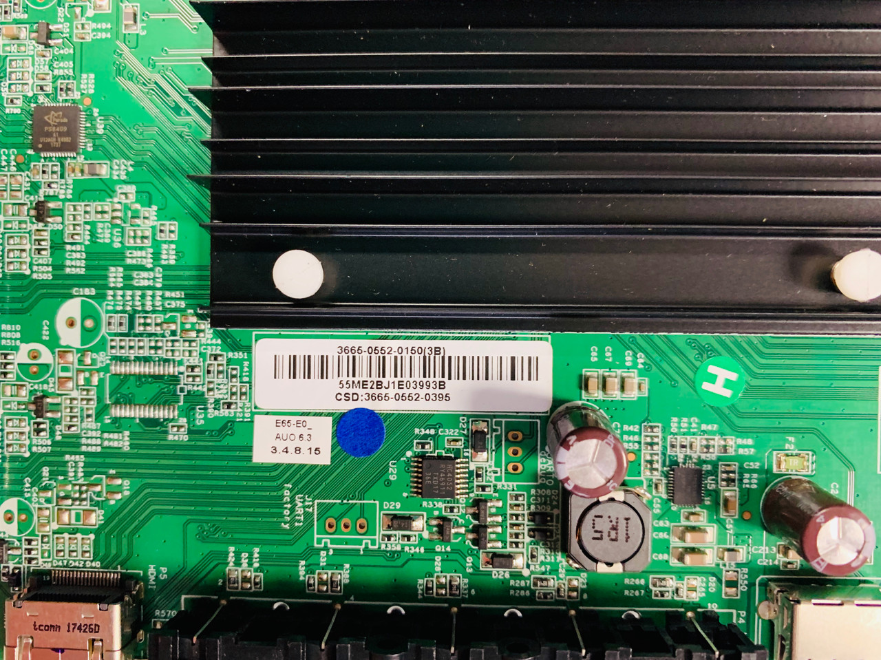 Vizio E65E0 Main Board with Wifi Module 017122726603 / 36650552