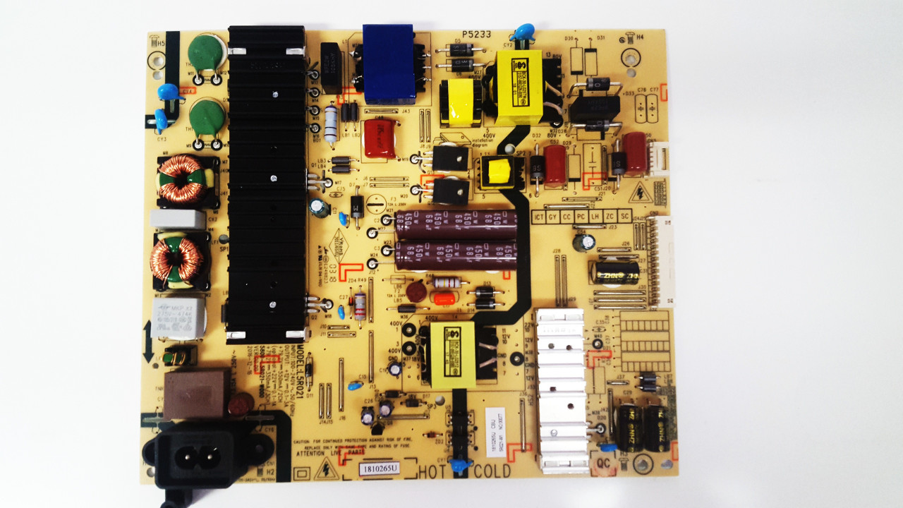 Skyworth 55U5A Power Supply Board L5R021 / 1810265U