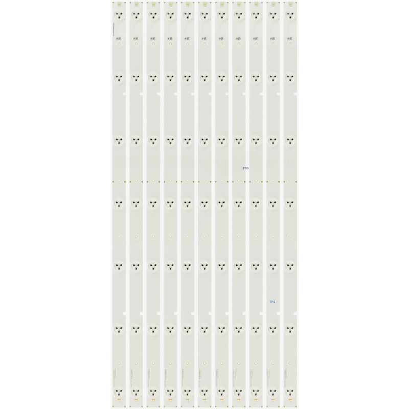 GuuYebe SVH550AA2 REV05 130719 7LED 11pcs LED Strip for 55 inch LCD TV 55K20DG 55K20PG 55K23DGW 55K23D9W HD550DF-B51 HD550DF B57 S0 NS-55D550NA15