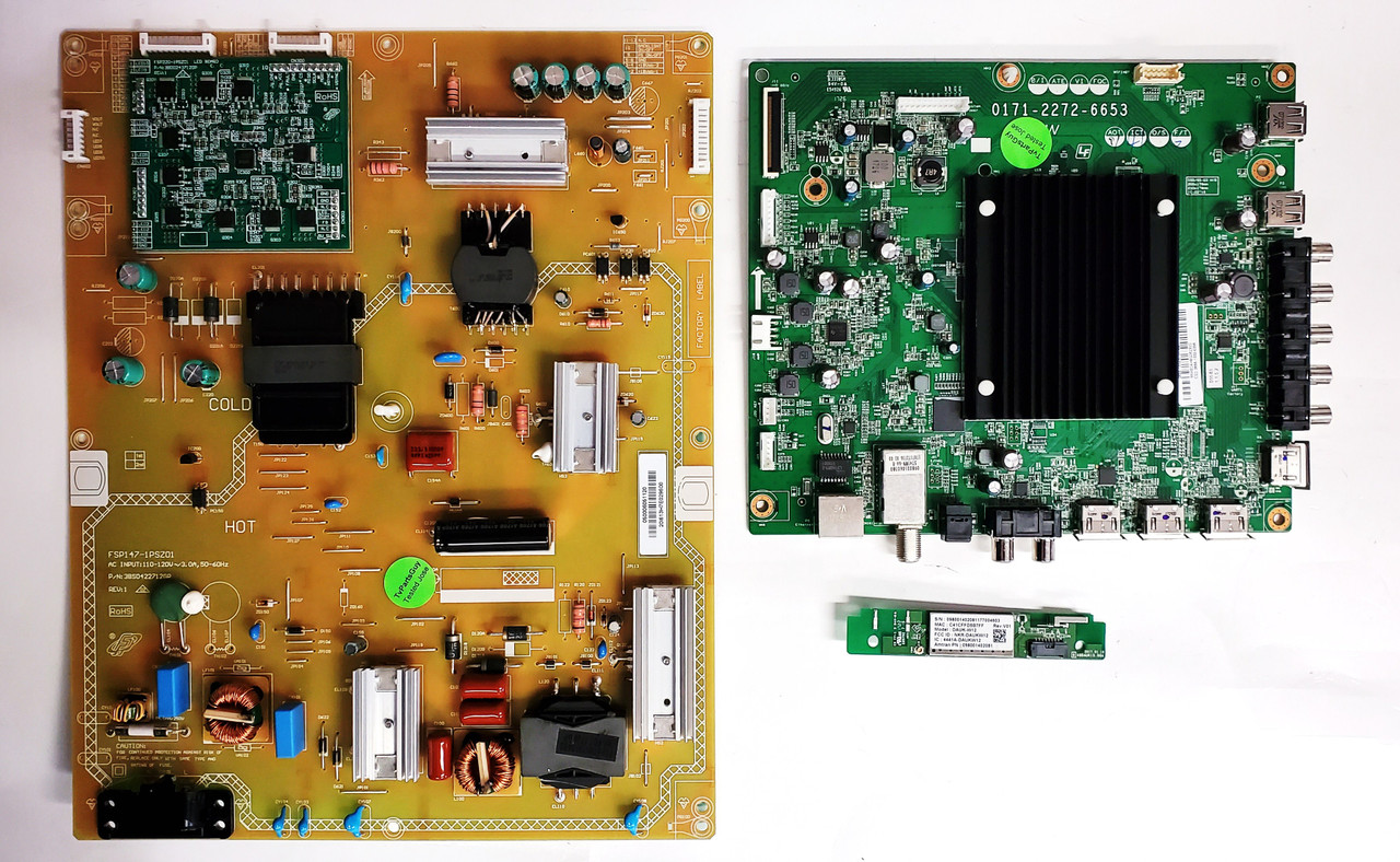 Vizio D55E0 Main Board / Power Supply Board & WiFi Module kit 3655