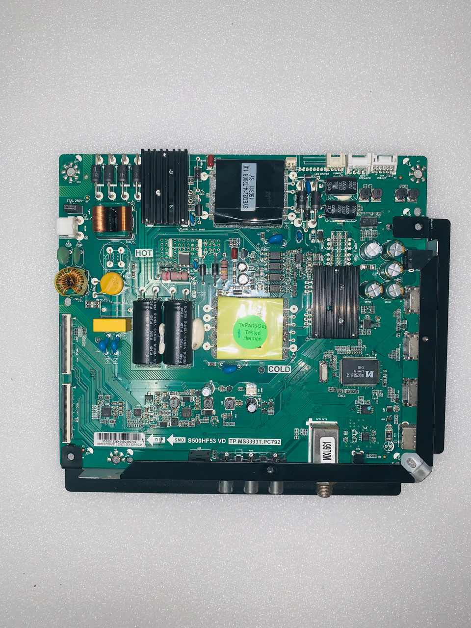 Insignia NS50D510NA17 Main Board TP.MS3393T.PC792 / B16010436