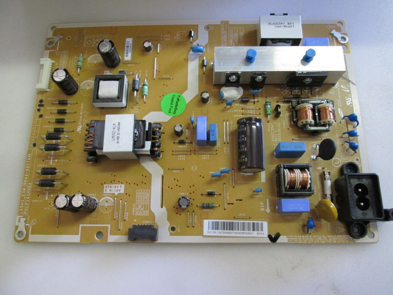 Original Samsung UN55J6200 Power Supply Board & LED Light Strips Set of