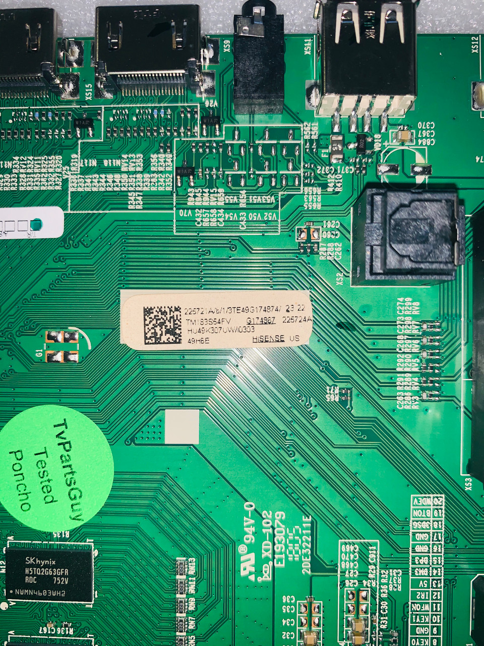 Hisense 49H6E Main Board RSAG7.820.7000/ROH / 225721A - TvPartsGuy.com