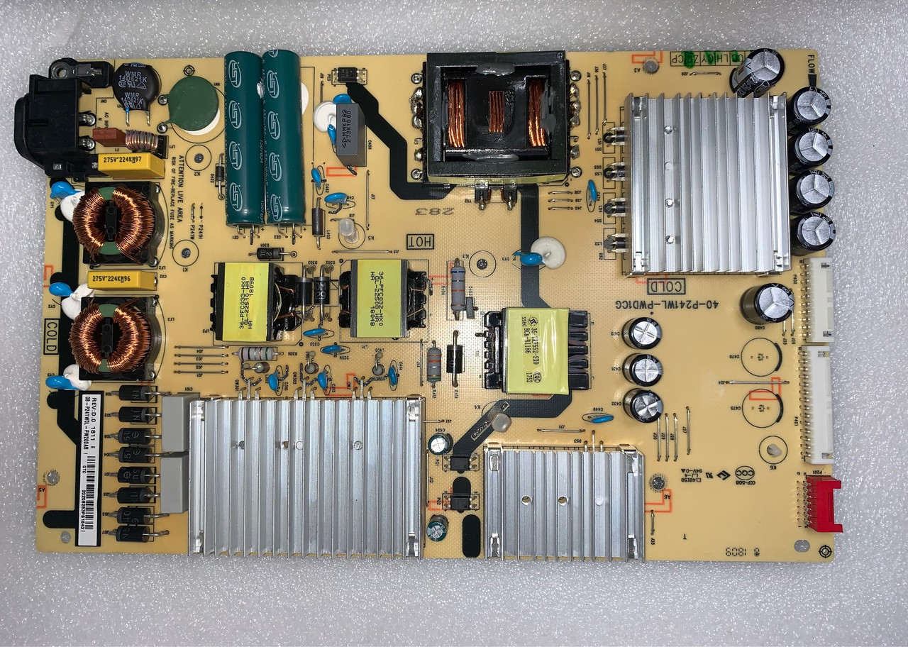 TCL 55R615 Power Supply Board 40-P241WL-PWD1CG / 08-P241W0L