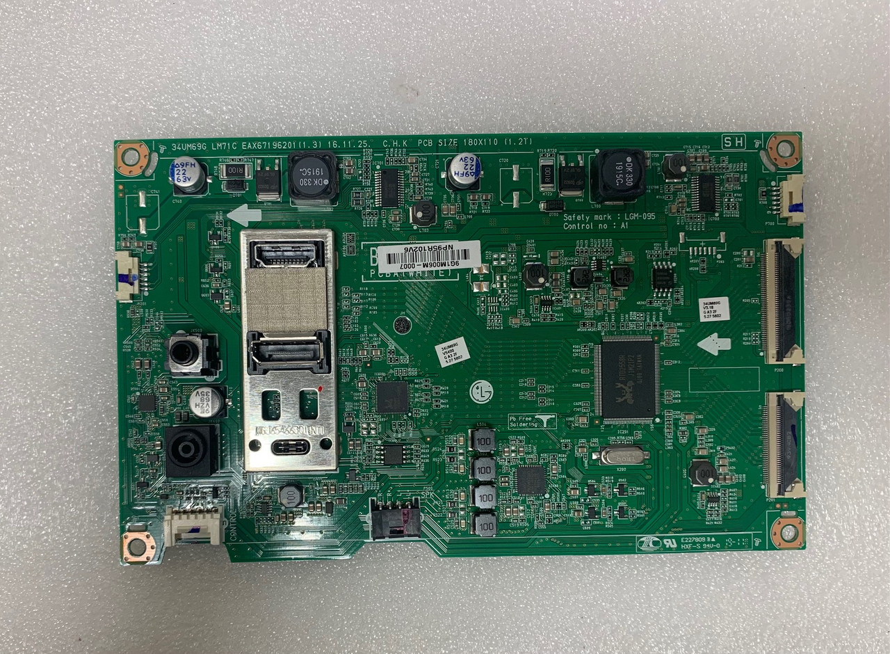 LG 34UM69G-B Main Board EAX67196201 / 9G1M006M - TvPartsGuy.com