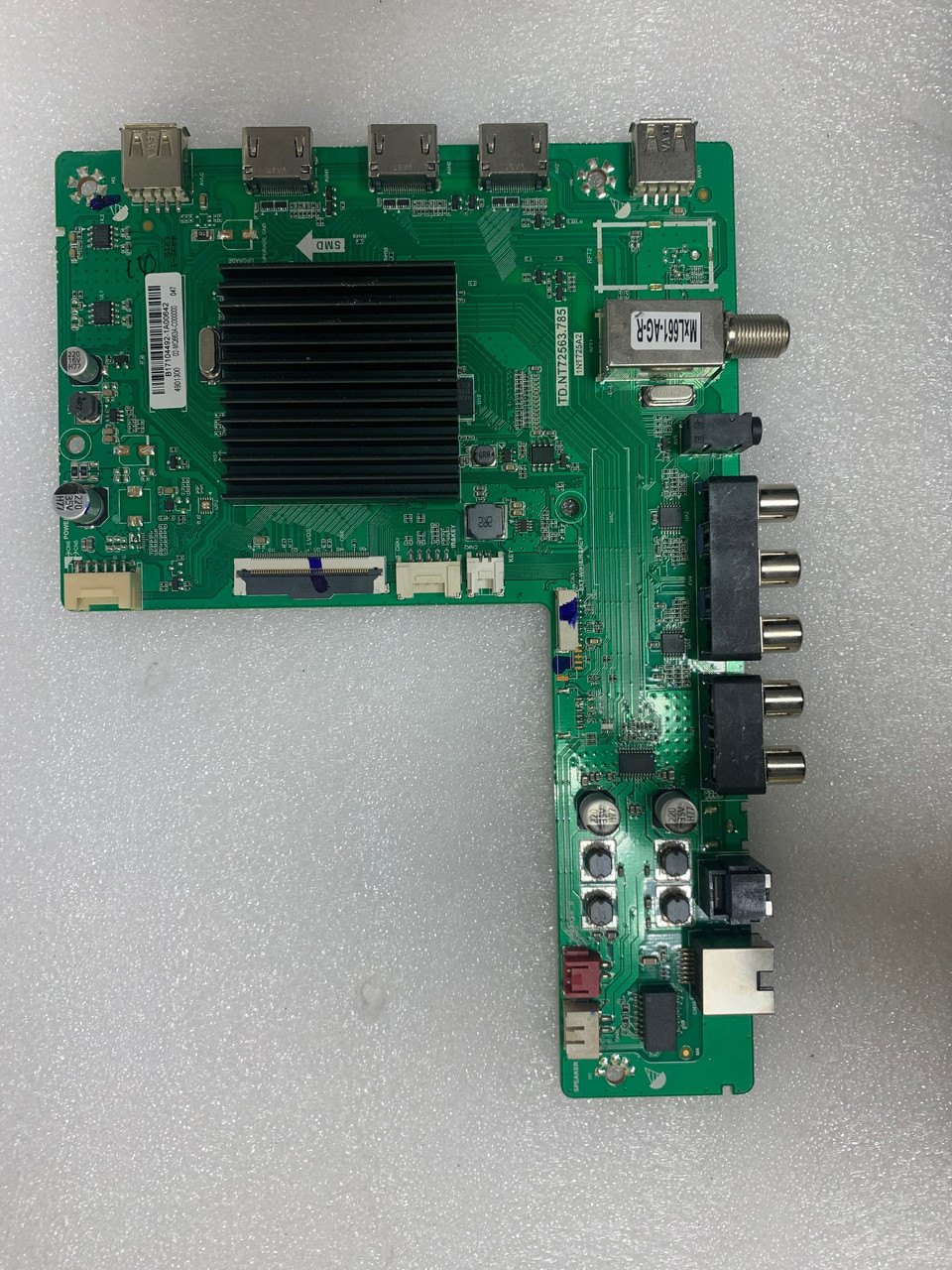 Quasar SQ491FS Main Board TD.NT72563.785 / 02-MQ663A-C00000