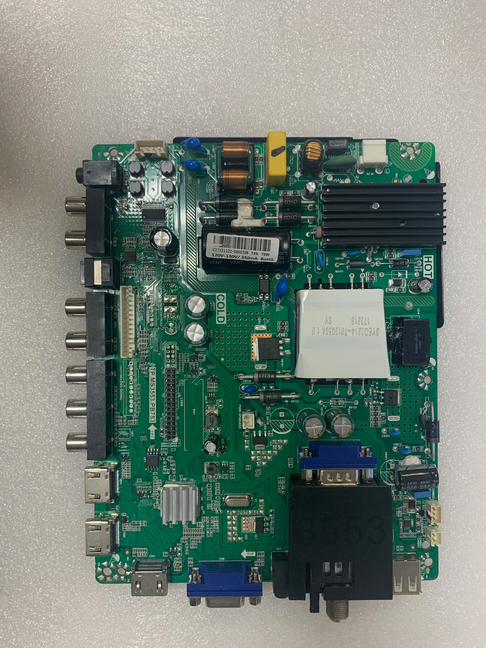 Sceptre H50 CTTV53DG Main Board T.MS3553.PB753 / 8142127352083