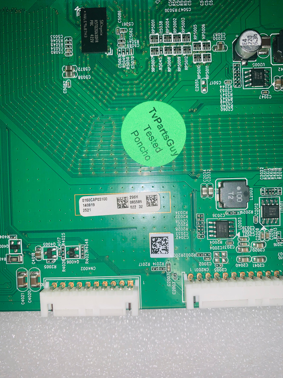 Vizio E600IB3 TV RePair Kit Y8386296S / RUNTK5489TP / 0960CAP03000