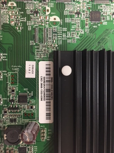 Vizio D55E0 Main Board / Power Supply Board kit 365513320150 & 0500