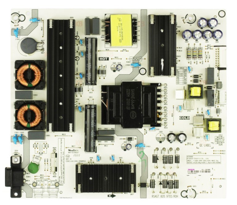Hisense 70H6570G Power Supply Board RSAG7.820.9701/ROH / 262075