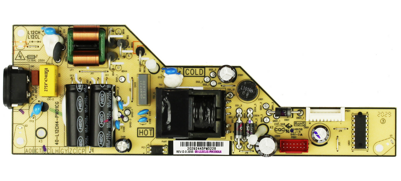 TCL 43S431 Power Supply Board 08L12CLJ1PW200AA