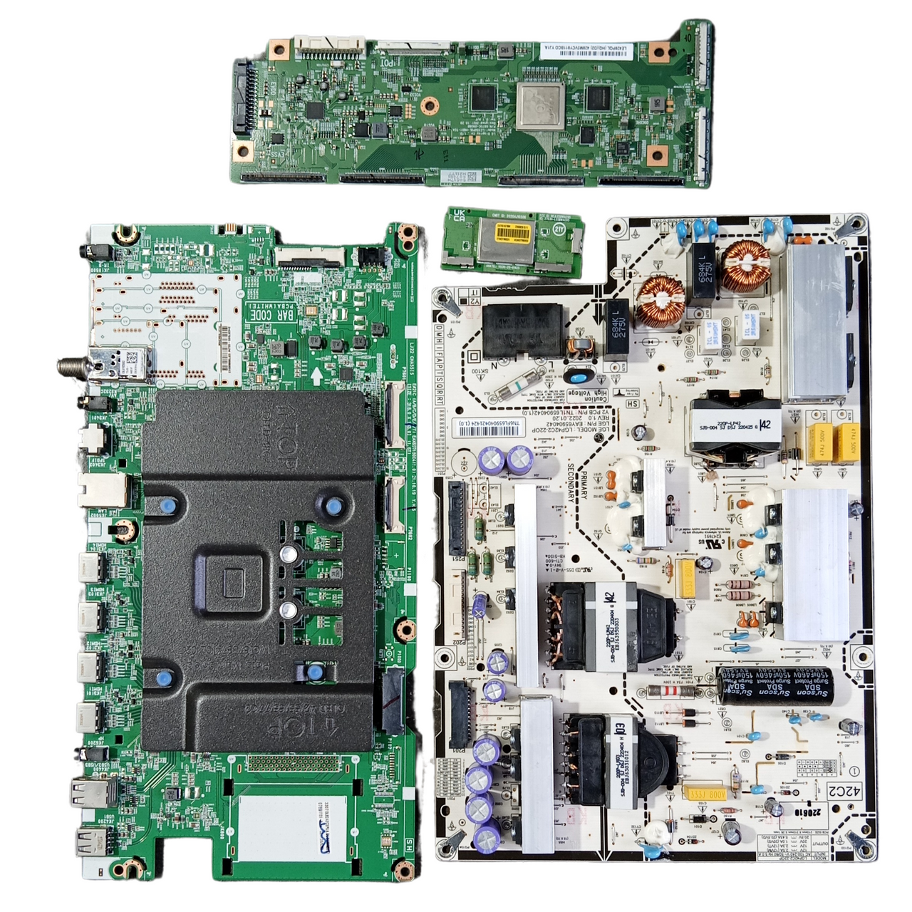 LG OLED42C2AUA.DUSQLJR Complete LED TV Repair Parts Kit