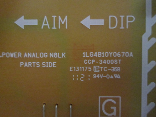 Sanyo DP32640 Digital Main & Analog Board Set N8LK