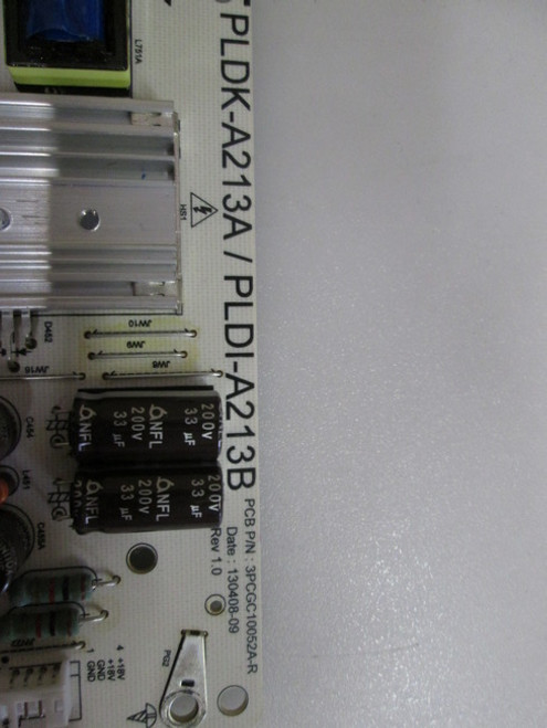 Vizio E551D-A0 Power Supply Board PLDK-A213A / PLDI-A213B / 3PCGC10052A-R / 0500-0612-0290