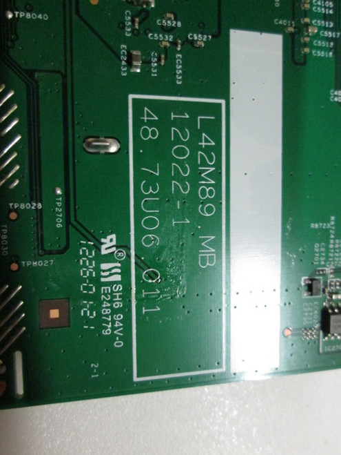 Vizio E420AR Main Board 48.73U06.011 / 55.75F01.001