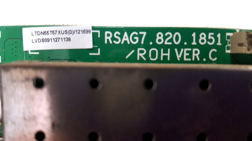 PROSCAN 55LC55S240V69 PC Board RSAG7.820.1851/ROH / 121698