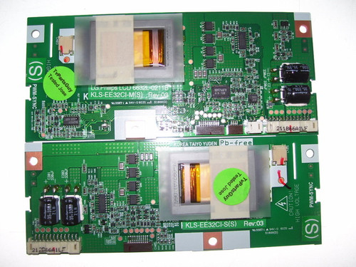 Vizio VX32LHDTV Inverter Board Set 6632L-0211B & 6632L-0212B