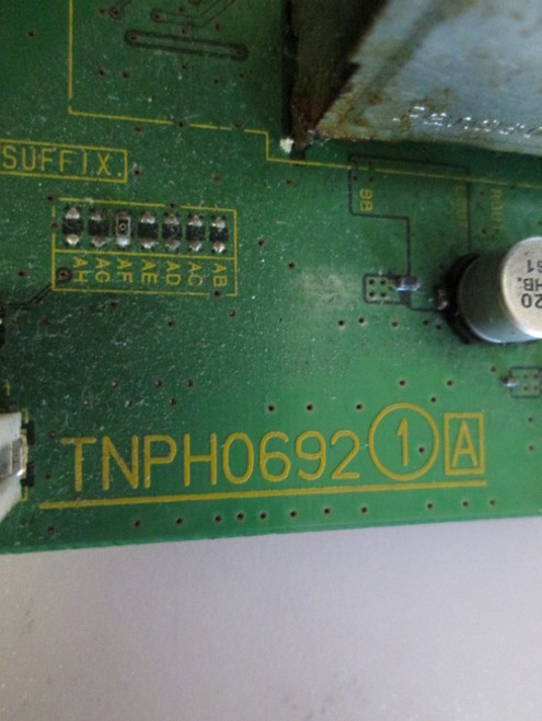 Panasonic TH-50PX77U Main Board TNPH0692AF (COMP 1 DOES NOT WORK)