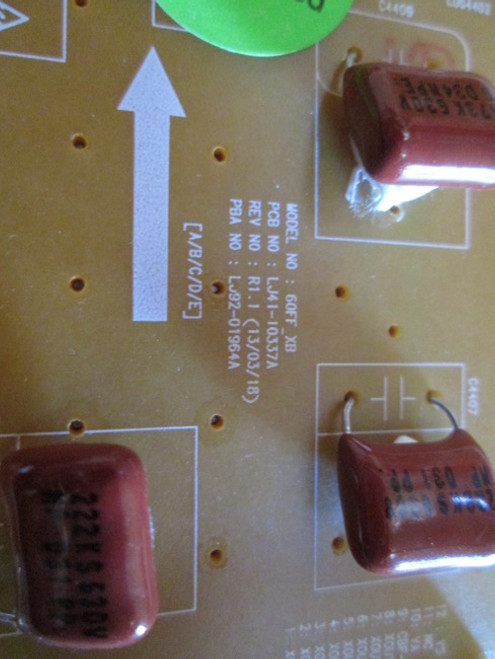 Samsung PN60F5350AFXZA X-Buffer Board LJ41-10337A / LJ92-01964A (REV: AA2)