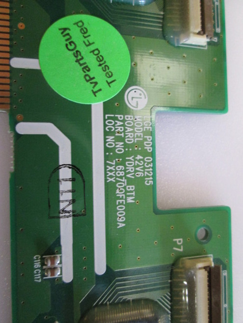 LG RU-42PX11 Buffer Board 6870QFE009A / 6871QDH067A