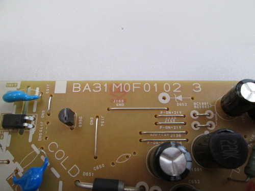 Magnavox 29ME403V/F7 Power Supply Board BA31M0F01023 / A31M1023