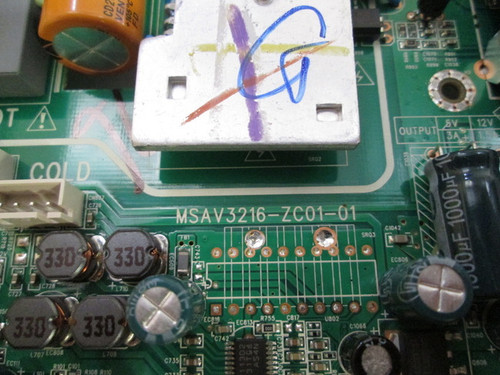 Westinghouse DW32H1G1 Main Board MSAV3216-ZC01-01 / 2D.7F004.D31