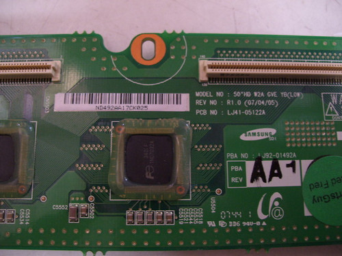 Samsung HPT5054X/XAA Y-SUS & Buffer Board Set LJ92-01490 & LJ92-01400A & LJ92-01492A (REV: AA1)