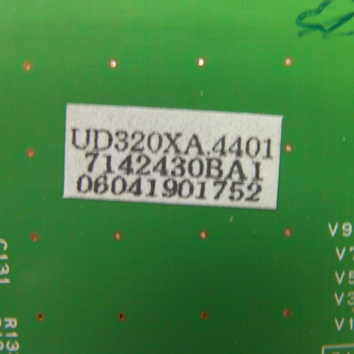 Sylvania 6632LG TCon Board BUD320G04011 / UD320XA.4401