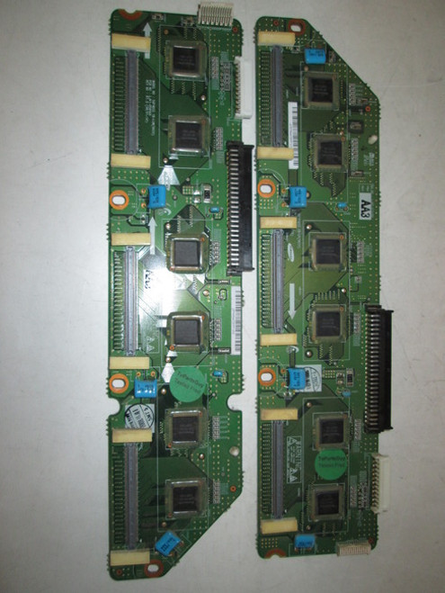 Samsung PN50A510P3FXZA Buffer Board Set LJ41-05655A & LJ41-05656A / LJ92-01539A & LJ92-01540A