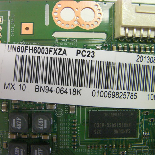 Samsung UN60FH6003F Main Board BN41-01937A / BN94-06418K / BN97-07709A