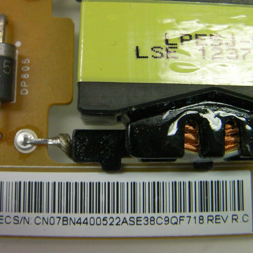 Samsung UN46ES7500FXZA Power Supply Board PSLF131Q04A / BN44-00522A