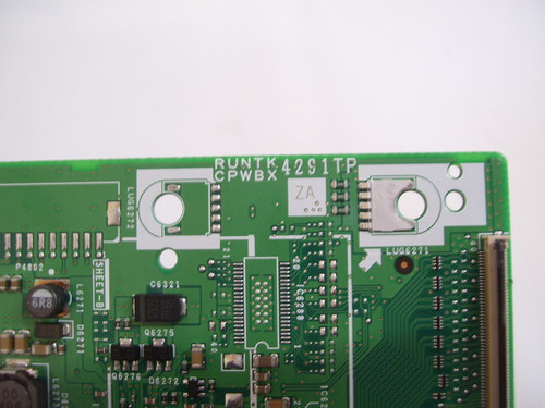 Sharp LC-52D85UN T-Con Board CPWBX4291TPZA / RUNTK4291TPZA