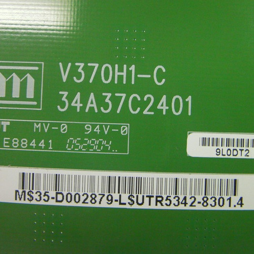 Westinghouse LVM-37w1 T-Con Board V370H1-C / 34A37C2401 / 35-D002879