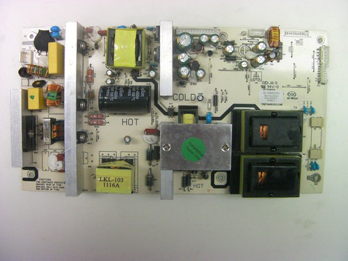 VIORE LC40VF60 Power Supply Board CQC04001011196 / BL-PI400103A
