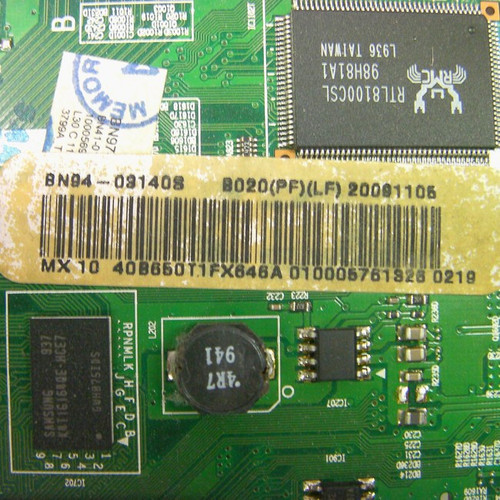 Samsung LN40B650T1F Main Board BN41-01149B / BN97-03799A / BN94-03140S