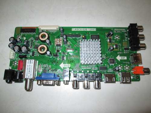 SCEPTRE E165BV-HD Main Board T.RSC8.62B 12093 / 1B2C0735
