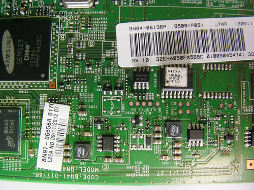 Samsung UN32EH4050FXZA Main Board BN41-01778B / BN94-06136A / BN97-06556A