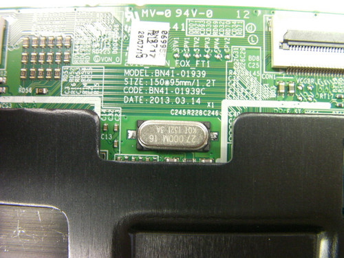 Samsung UN40F6350AF TCon Board BN41-01939C / BN96-27241A