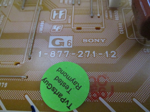 Sony Power Supply Board 1-877-271-12 / A1552097B