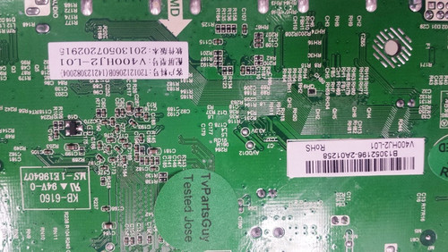 SCEPTRE X405BV-FMD Main Board & AV INPUT T.RSC8.A2 & CN.311070 / 2A01258