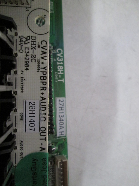 Seiki SE391TS Main Board & AV INPUT CV318H-T & DHX-2C / 27H1340A & 28H1407