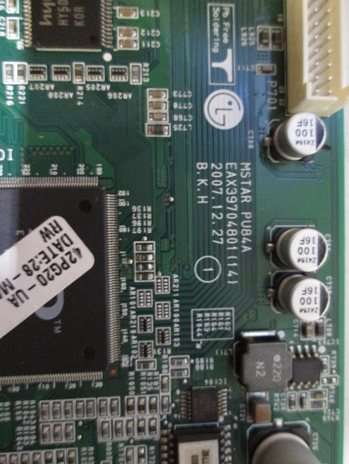 LG 42PG20-UA Main Board EAX39704801(14) / EBR43928901 (RUSTED)