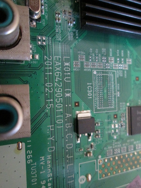 LG 32LV2500-UA Main Board EAX64290501(0) / AGF76317901 / 3632-1552-0395