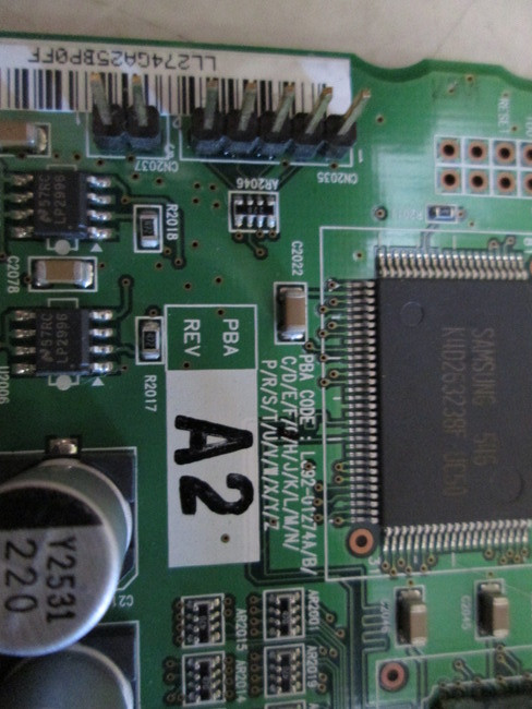 MATSUI 42PSD01 Main LOGIC CTRL Board LJ41-03075A / LJ92-01274G (REV: A2)