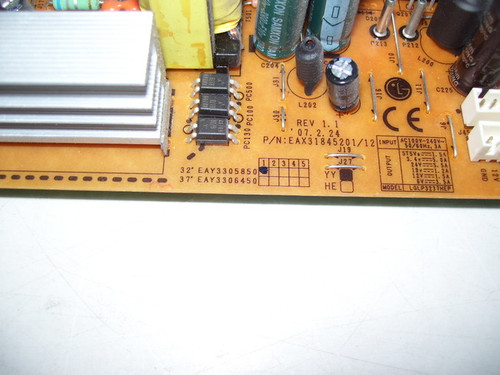 LG Power Supply Board EAX31845201/12 / EAY33058501