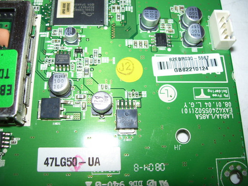 LG 47LG50-UA.AUSHLJM Main Board EAX42405502(10) / NO PART# STICKER